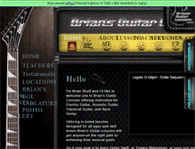 Tablet Screenshot of briansguitarlessons.com